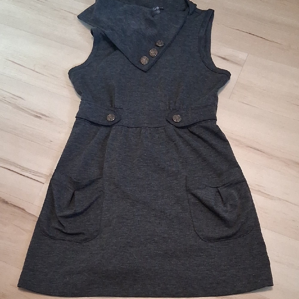 Stylish Gray Tunic Dress